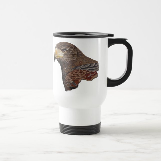 Harris Hawk Faux Embroidery Resemugg (Höger)