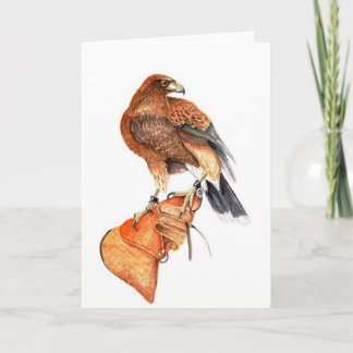 Harris Hawk på kärlekskort Kort
