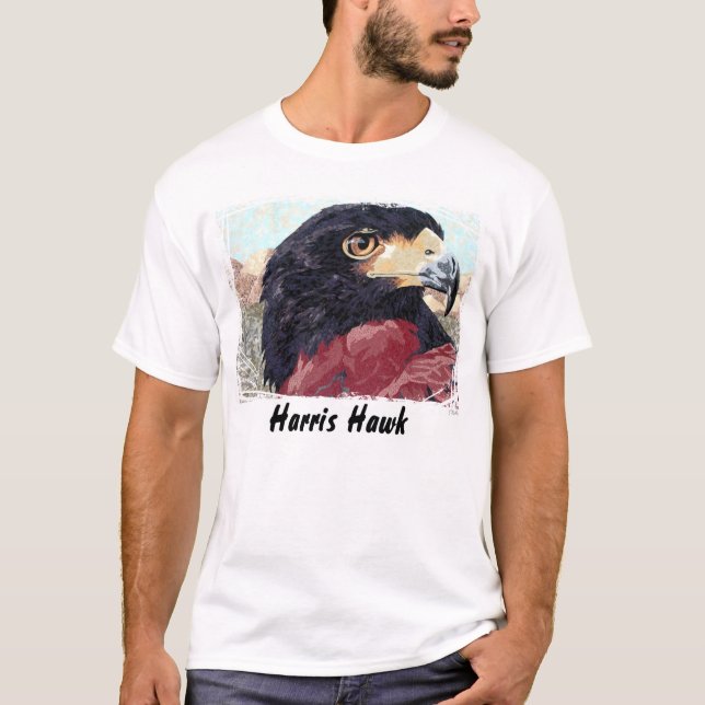 Harris Hawk Textil Tee Shirt (Framsida)