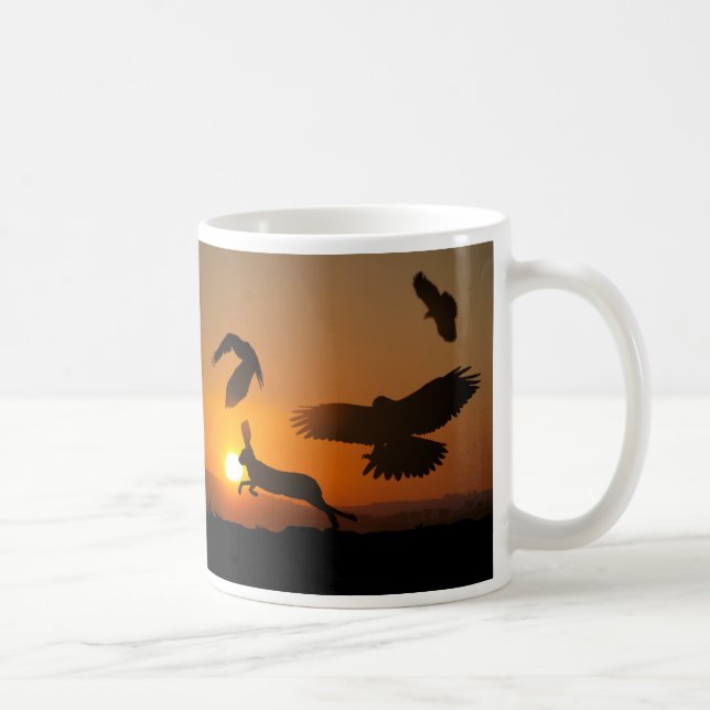 Harris Hawks Kaffemugg (Höger)