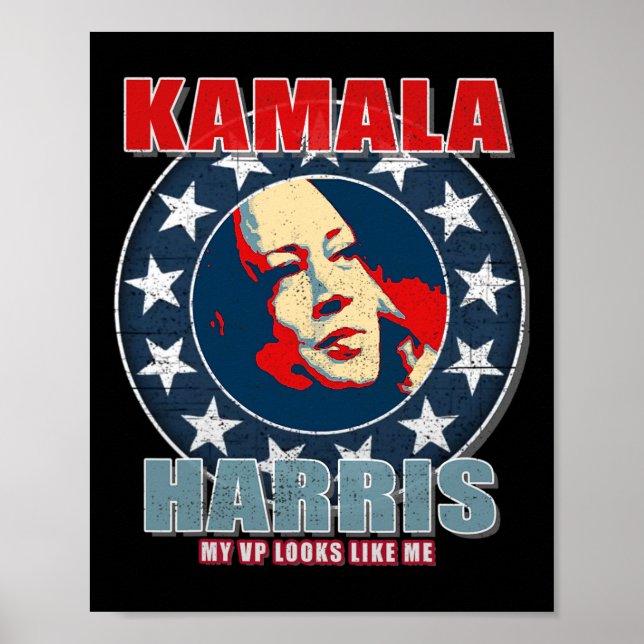 Harris Hope 2021 - Inauguration Skapar History My Poster (Framsidan)