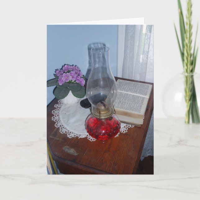 "Harris House Down Nightstand" födelsedagskort Kort (Framsida)