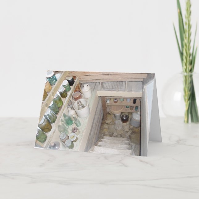 "Harris House Källare" Snart frisk kort (Framsida)