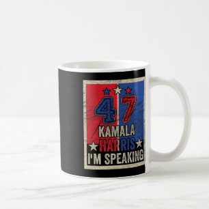 Harris Jag talar med president Kampanj 2024 Kaffemugg