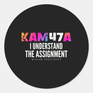 Harris Kam47a... Jag förstår att det inte finns nå Runt Klistermärke