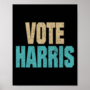 Harris Kamala Harris 47 47:e presidenten Poster