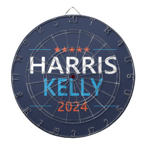 Harris Kelly 2024 Kamala Harris Demokrat Darttavla
