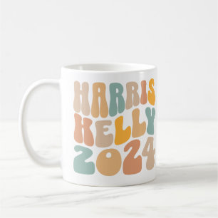 Harris Kelly 2024 Trendig Vågig Boho Kaffemugg