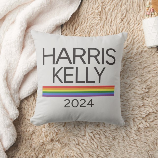 Harris Kelly Regnbågsfana HBTQ-fana Kudde (Filt)