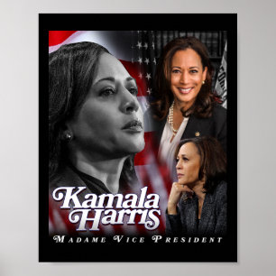 Harris Madame Vice President För manar and Women Poster