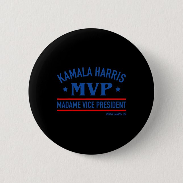 Harris Mvp Madame Vice President Biden Harris 2020 Knapp (Framsida)