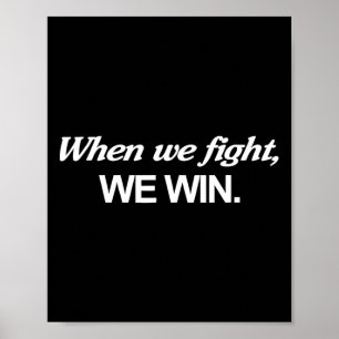 Harris när vi slåss mot oss poster