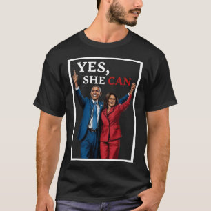Harris och Barack Obama inför valet 2024 T Shirt