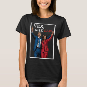 Harris och Barack Obama inför valet 2024 T Shirt