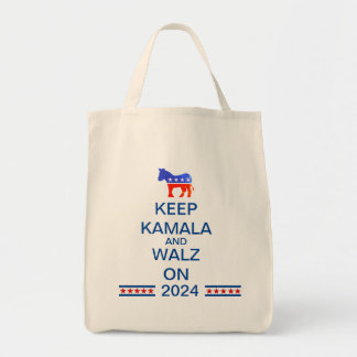 Harris och Walz 2024 Tote Bag Tygkasse