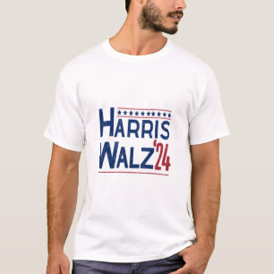 Harris och Walz 2024 Val Pairing T Shirt