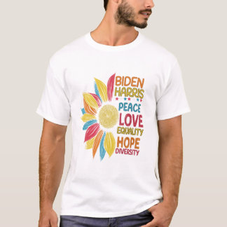 Harris Peace Love Equality T Shirt