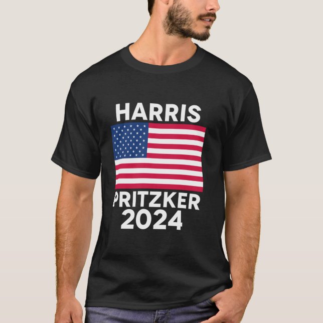 Harris Pritzker 2024 T Shirt (Framsida)