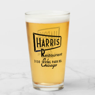 Harris Restaurant, Chicago, Illinois Glaskopp
