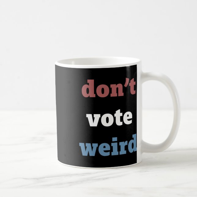 Harris Rösta inte Konstigen 2024 Kaffemugg (Höger)