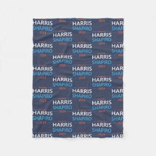 Harris Shapiro 2024 Kamala Harris Democrat Fleecefilt