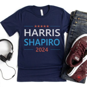 Harris Shapiro 2024 Kamala Harris Democrat T Shirt