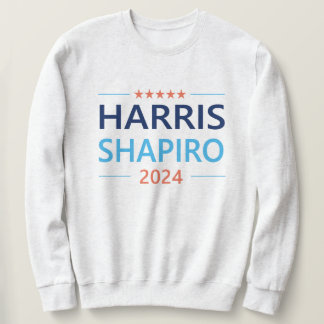 Harris Shapiro 2024 Kamala Harris Demokrat Lång Ärmad Tröja