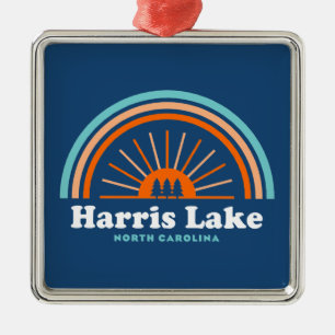 Harris Sjö North Carolina Rainbow Julgransprydnad Metall