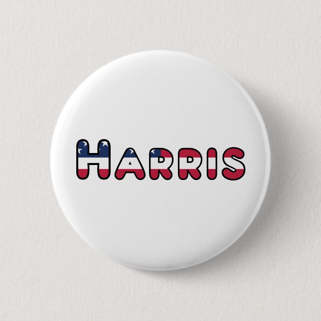 Harris Support US Vice President 2020 Knapp (Framsida)