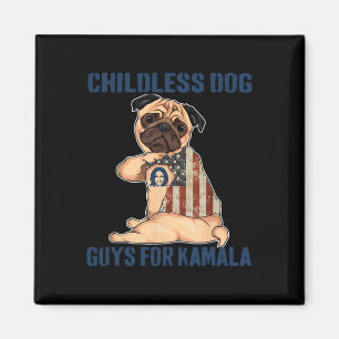 Harris Tattoo Chilless-less Dams Killar och Hund r Magnet