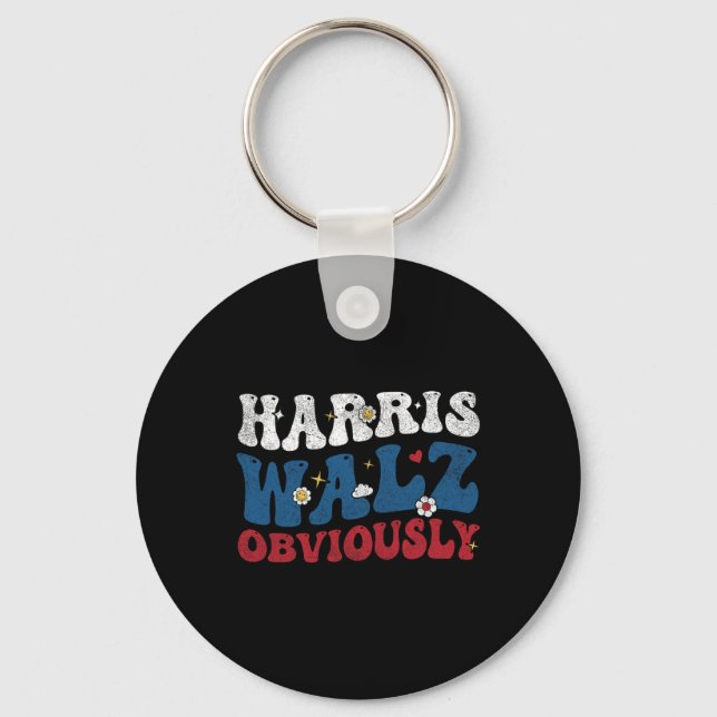 Harris till president 2024 nyckelring (Framsida)