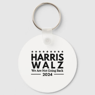 Harris Tim Walz 2024 Vi Går Inte Tillbaka Nyckelring