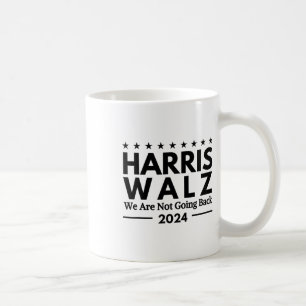 Harris Tim Walz 2024 Vi ska inte tillbaka Kaffemugg