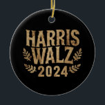 Harris Tim Walz Vapensköld Vintage Harris Waltz 20 Julgransprydnad Keramik<br><div class="desc">Harris Tim Walz Vapensköld Vintage Harris Waltz 2024</div>