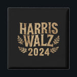 Harris Tim Walz Vapensköld Vintage Harris Waltz 20 Magnet<br><div class="desc">Harris Tim Walz Vapensköld Vintage Harris Waltz 2024</div>