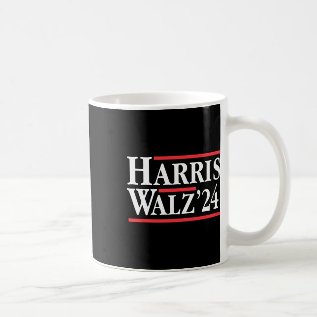 Harris Tim WAlzheimer 2024 Democratic Biljett 1 Kaffemugg (Höger)
