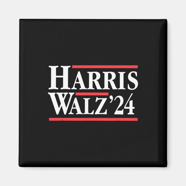 Harris Tim WAlzheimer 2024 Democratic Biljett 1 Magnet (Framsidan)