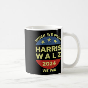 Harris Tim WAlzheimer 2024 när vi kämpar mot oss Kaffemugg