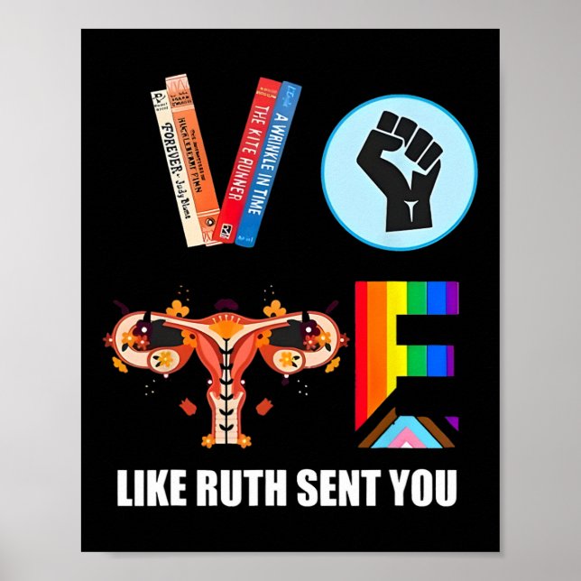 Harris Vote som Ruth skickade dig Poster (Framsidan)