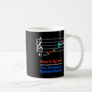 Harris Vp Music to My Öron Do-re-mi Comma-la Kaffemugg