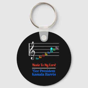 Harris Vp Music to My Öron Do-re-mi Comma-la Nyckelring