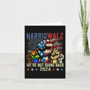 Harris W för president 2024. Kort