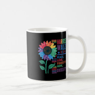 Harris W Peace Kärlek Equality Hope Diversity Kama Kaffemugg