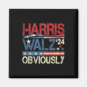 Harris W! Val av Harris Waltz 2024 Magnet