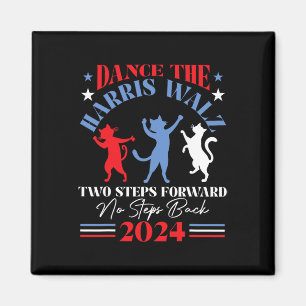 Harris Waltz 2024 Cat Dam Dance 2 Steg framåt N Magnet