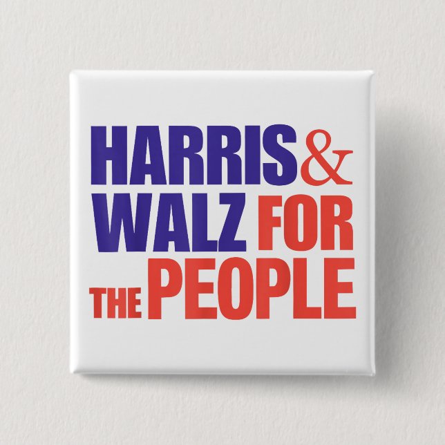 Harris Waltz 2024 För Folket Kamala Harris Knapp (Framsida)