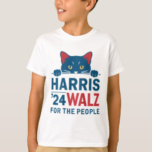 Harris Waltz 2024 för People Funny Cat Dam Ka T Shirt