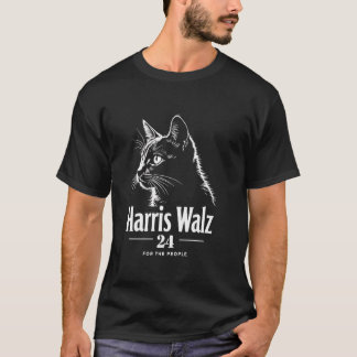 Harris Waltz 2024 för People Funny Cat Dam Ka T Shirt