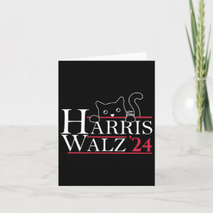 Harris Waltz 2024 Funny Cat Dam Kamala Harris Tim Kort