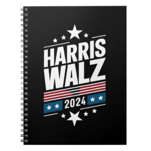Harris Waltz 2024 Kamala Harris Tim Waltz 2024 Anteckningsbok